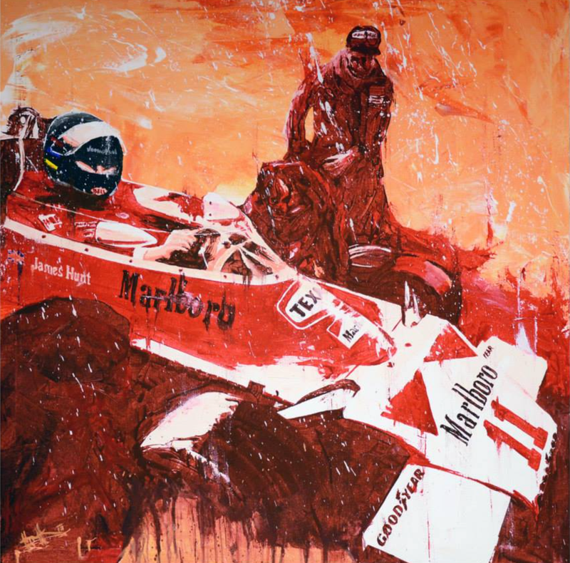 Illustration for article titled The most iconic race cars in history captured in beautiful paintings